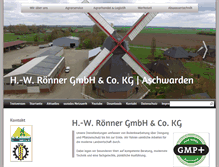 Tablet Screenshot of hwroenner.com